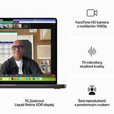 Apple macbook pro 16" M3 pro / 18 gb memorije / 512 gb ssd / space gray / uskb | ePonuda.com