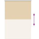 Rolo zavjesa Blackout Bež 105x175 cm Širina tkanine 100,7 cm | shoptok.hr