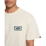 Quiksilver Funkcionalna majica 'Serenity Splash' bež / turkizna / črna | Shoptok.si