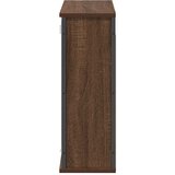  Kupaonski zidni ormarić s ogledalom smeđi hrast 60x21x60 cm | Eponuda.ba