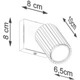 Sollux Sivorjavo kovinsko točkovno svetilo 8x16 cm Gleam – | Shoptok.si