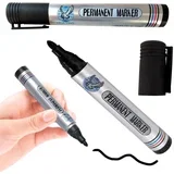 Črni permanentni 13cm marker za označevanje okrogel 2mm BLACK FRIDAY