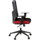 MID.YOU Vrtljiv Stol Lavita, Črna, Rdeča | Shoptok.si