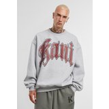 Karl Kani Sweater majica 'Inside Out' siva melange / tamno crvena / crna | shoptok.hr