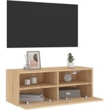  Zidni TV ormarić boja hrasta 80 x 30 x 30 cm konstruirano drvo | Eponuda.com