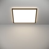 Eglo 901457 - LED stropno kupatilsko svetlo ROVITO-R 17W/230V 50x50 cm IP44 crna + daljinski upravljač | Eponuda.com