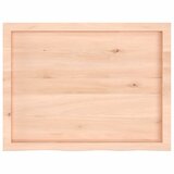  Zidna polica 80 x 60 x (2 - 6) cm neobrađena masivna hrastovina | shoptok.hr