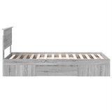  Krevetna konstrukcija Siva Sonoma 80 x 200 cm Konstruirano drvo | shoptok.hr