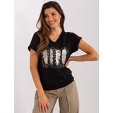 RUE PARIS Blouse-RV-BZ-8955.10-black | Shoptok.si