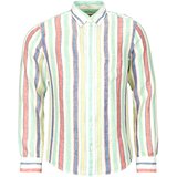 Gant Srajce z dolgimi rokavi REG MULTISTRIPE LINEN SHIRT Večbarvna Cene