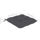  Jastuci za stolice 4 kom antracit 50x50x7 cm od tkanine Oxford | shoptok.hr