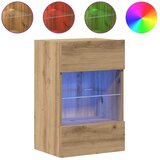 Zidni ormarići s LED svjetlima za TV 2 kom Artisan hrast | Eponuda.com