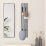 vidaXL Nadwyčajna obešalnik za plašče Siva sonoma 20 x 1.5 x 100 cm | Shoptok.si