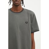 Fred Perry Majice s kratkimi rokavi TWIN TIPPED T-SHIRT Siva | Shoptok.si