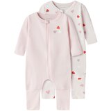 name it Pižama roza / pastelno roza / rdeča / bela | Shoptok.si