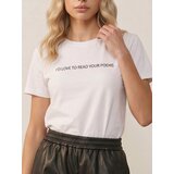 Sinsay Pamučna majica s natpisom | shoptok.hr