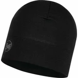 Buff Merino Midweight Beanie Solid Black UNI