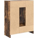  Komoda s ladicama i vratima dimljeni hrast 73x31x90 cm | Eponuda.com