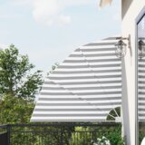 vidaXL Zaslon za zasebnost na balkonu Antracitno siva in bela | Shoptok.si