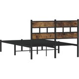  Metalni okvir kreveta bez madraca boja hrasta 120x200 cm | shoptok.hr
