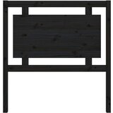  Posteljno vzglavje črno 95,5x4x100 cm trdna borovina, (20645630) | Shoptok.si