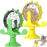 Dardanar 2-delna igrača za mačke Windmill Cat Toy Dozator za hrano, večnamenska vrtljiva igrača za puščanje hrane, zabavna mačja vrtljiva plošča s priseskom in odprtino za puščanje, (21198869) Cene