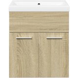  2-dijelni set kupaonskog namještaja boja hrasta sonome drveni Smeđa 41 x 38.5 x 46 cm | shoptok.hr