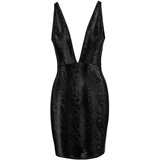 Cottelli Party - obleka z vzorcem kačje kože (črna) | Shoptok.si
