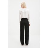 Trendyol Ženske hlače Flat Cut crna | siva | ePonuda.com