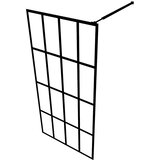 Pregrada za tuširanje od prozirnog kaljenog stakla 90 x 195 cm | shoptok.hr