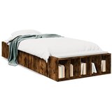 vidaXL Okvir za krevet boja hrasta 90 x 200 cm konstruirano drvo | shoptok.hr
