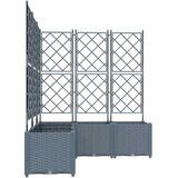  Vrtna saksija 5 pcs Svijetlo siva 120 x 120 x 143 cm Plastika | shoptok.hr
