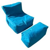 Atelier Del Sofa lazy bag set xxl sedir turquoise Cene