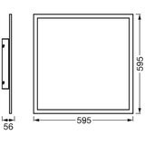 Ledvance LED RGBW prigušiva panel SMART+ PLANON LED/40W/230V Wi-Fi + daljinski upravljač | Eponuda.com