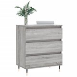  Komoda sivog hrasta sonome 60x35x70 cm od konstruiranog drva | shoptok.hr