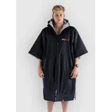 Advance Short Sleeve Surf poncho black grey
