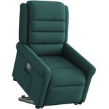  Naslonjač na podizanje od tkanine tamnozeleni | shoptok.hr