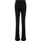 Trendyol Black Cuff Detail High Waist Skinny Flare Jeans | Eponuda.ba