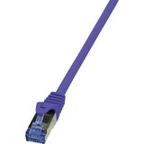 Logilink CQ3014S RJ45 omrežni kabel\, Patch kabel CAT 6a S/FTP 0.25 m rdeča ognjevaren\, z zaščitnim zapornim zatičem 1 kos, (20418409) | Shoptok.si