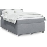  Krevet box spring s madracem svjetlosiva 160x200 cm tkanina | shoptok.hr