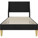  Krevetna konstrukcija Jednobojno Crna 100 x 200 cm tkanina | Eponuda.ba