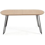 Kave Home Proširiv blagovaonski stol u dekoru hrasta u prirodnoj boji 100x170 cm Novac – | shoptok.hr