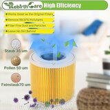 INORCO Starlight-2 Pack Cartridge Filter za Wd3 Premium Wd2 Wd3 Wd3p Wd3 Mv2 Mv3 Wd3 Filter Nadomestni filter za Krcher sesalnik 6.414-552.0/6414552, (21993617) | Shoptok.si