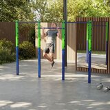 Šport in prosti čas Drog za dvigovanje, fitnes na prostem, nastavljiva višina 80-172 cm, iz pocinkanega jekla, do 330 kg | Shoptok.si