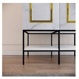 Hanah home ormar Martin 3 White Black Gold | ePonuda.com