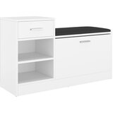 Maison Chic Klop za čevlje - Sedež za čevlje bela 94,5x31x57 cm inženirski les, (21776484) Cene