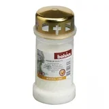 Svijeća za groblje Memori light NR3+LID WHI