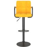  Barski stolac boja senfa baršunasti | shoptok.hr
