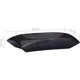  Umivaonik crni 50 x 35 x 10 cm mramorni | Shoptok.si