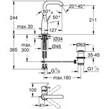 Grohe Essence jednoručna baterija za lavabo 1/2" L-veličina GR 32628001 | Eponuda.com